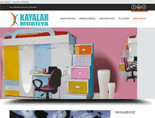 Tablet Screenshot of kayalarmobilyametal.com